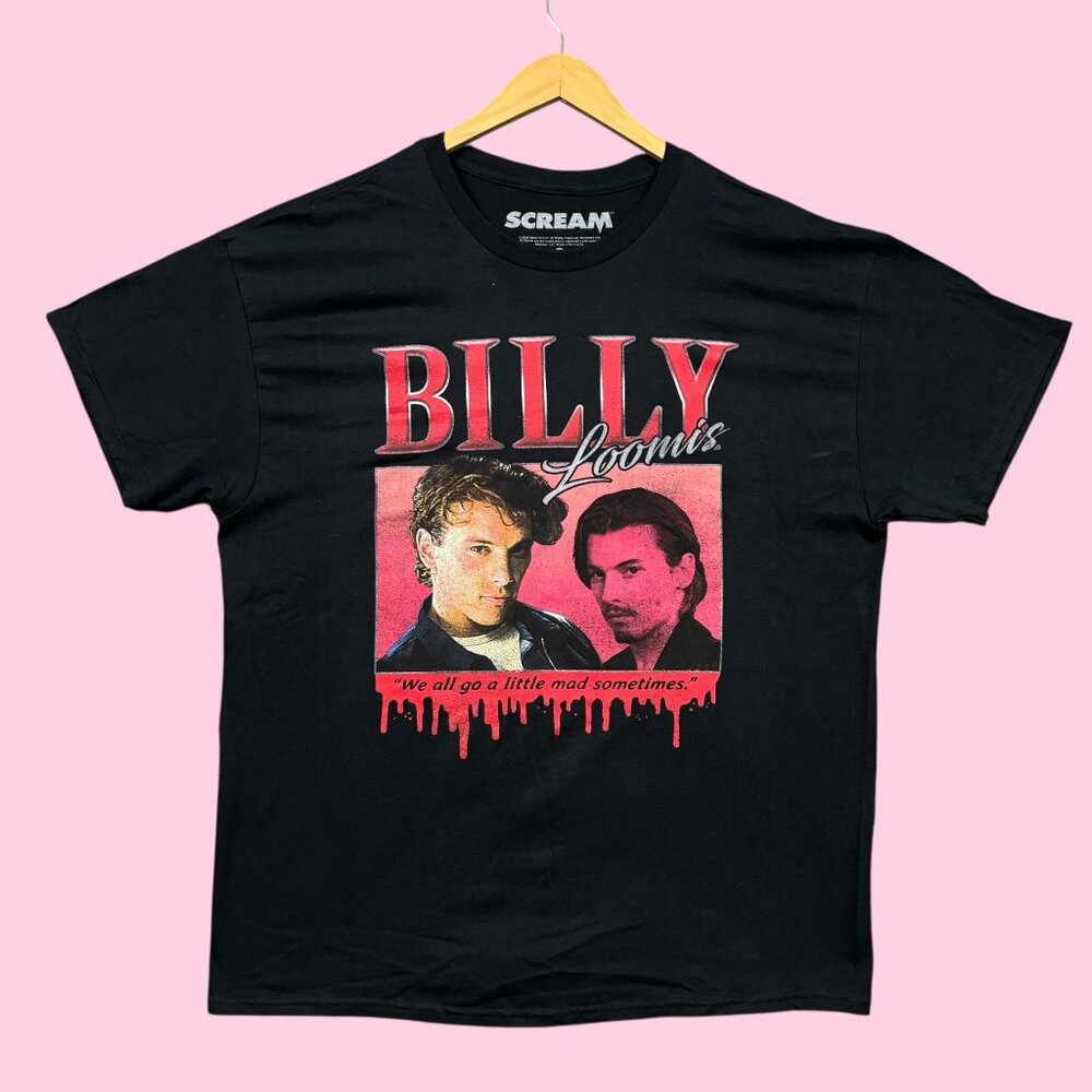 Scream Ghostface Billy Loomis Horror Tee XL